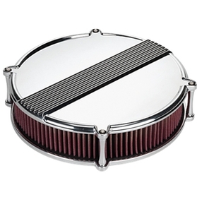 14" Round Profile Ribbed Air Cleaner