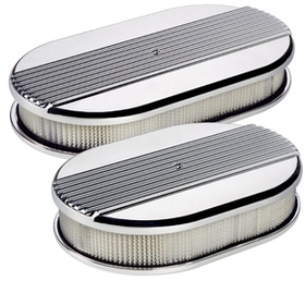Oval Ribbed Air Cleaner