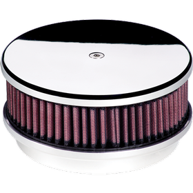 6-3/8" Round Smooth Polished Air Cleaner