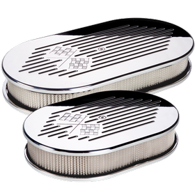 Oval Cross Flag Air Cleaners