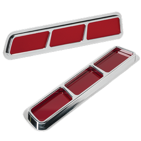 1969 Camaro Taillights Flush Mount - Segmented
